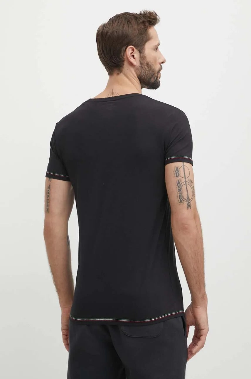 Pánske tričko - modrá, čierna