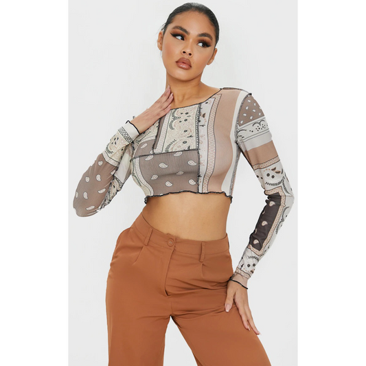 Dámske crop top tričko